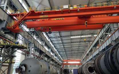 50 ton double girder overhead crane