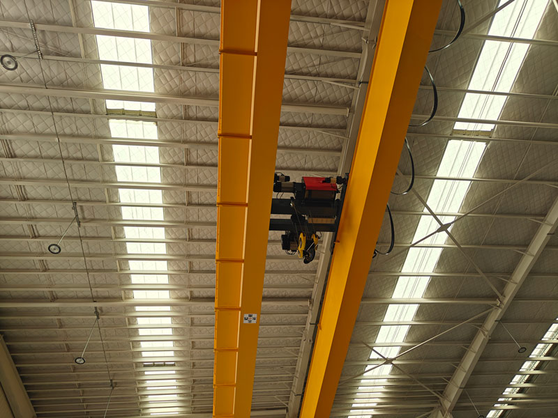 double girder overhead crane with electric hoist