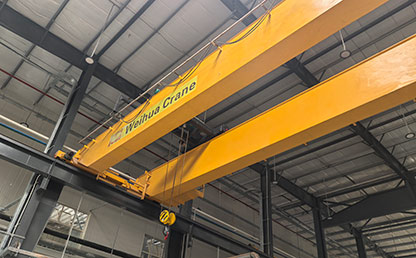 32 ton double girder overhead crane with hoist trolley